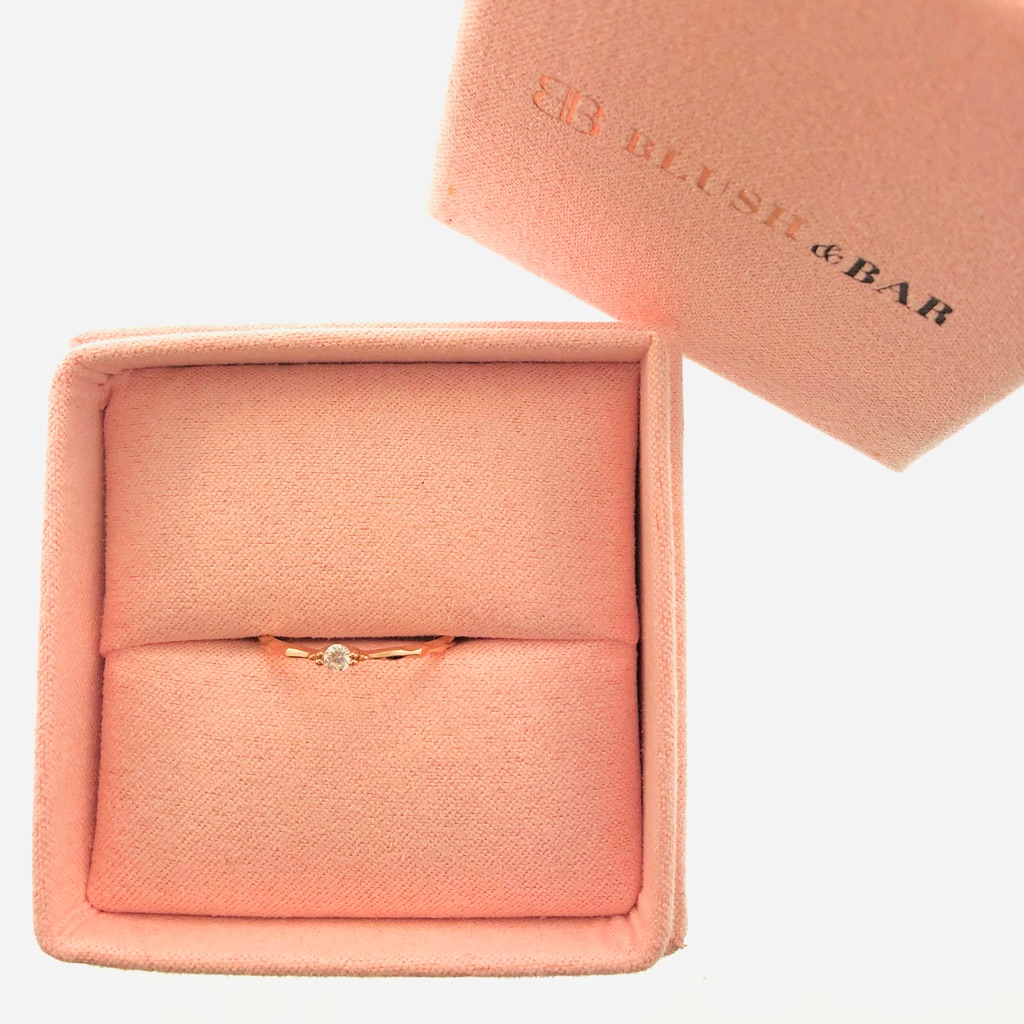 Women’s Blush & Bar Rose Gold Charisse Vintage Ring
